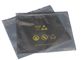 120 * 150 + 40 milímetros proteger estático anti del negro empaquetan prenda impermeable con la cremallera