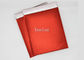 Matte Red Bubble Wrap Mailing envuelve tamaño del CD impreso con 2 lados de aislamiento