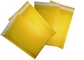 Los anuncios publicitarios amarillos del correo de la burbuja del fotograbado compensaron la impresión de la lámina de cobre