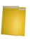 Los anuncios publicitarios amarillos adhesivos fuertes Kraft de la burbuja empapelan sobres de envío rellenados