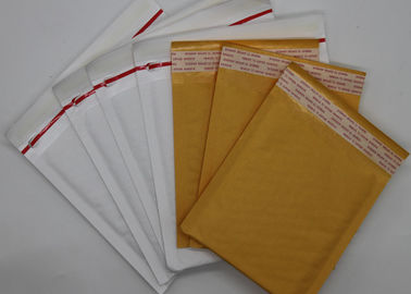 Anuncios publicitarios amarillos modificados para requisitos particulares de la burbuja del papel de Kraft fáciles rasgar rellenado para el correo
