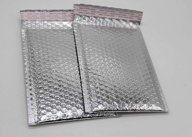 Sobres de plata impermeables del plástico de burbujas, frotación anti metálica de los bolsos de burbuja de la hoja 6x10