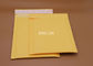 Anuncios publicitarios de envío amarillos de la burbuja de Kraft, Matt Bubble Wrap Packaging Envelopes