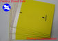 Los bolsos amarillos del envío del polietileno, 9,5&quot; X14” avanzan lentamente los anuncios publicitarios de encargo de la burbuja